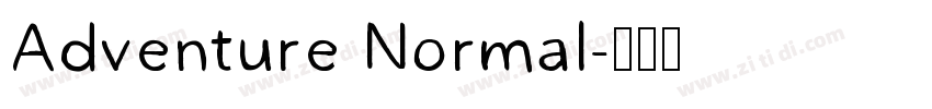 Adventure Normal字体转换